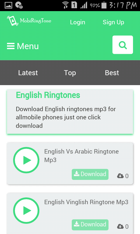 Download ringtone line